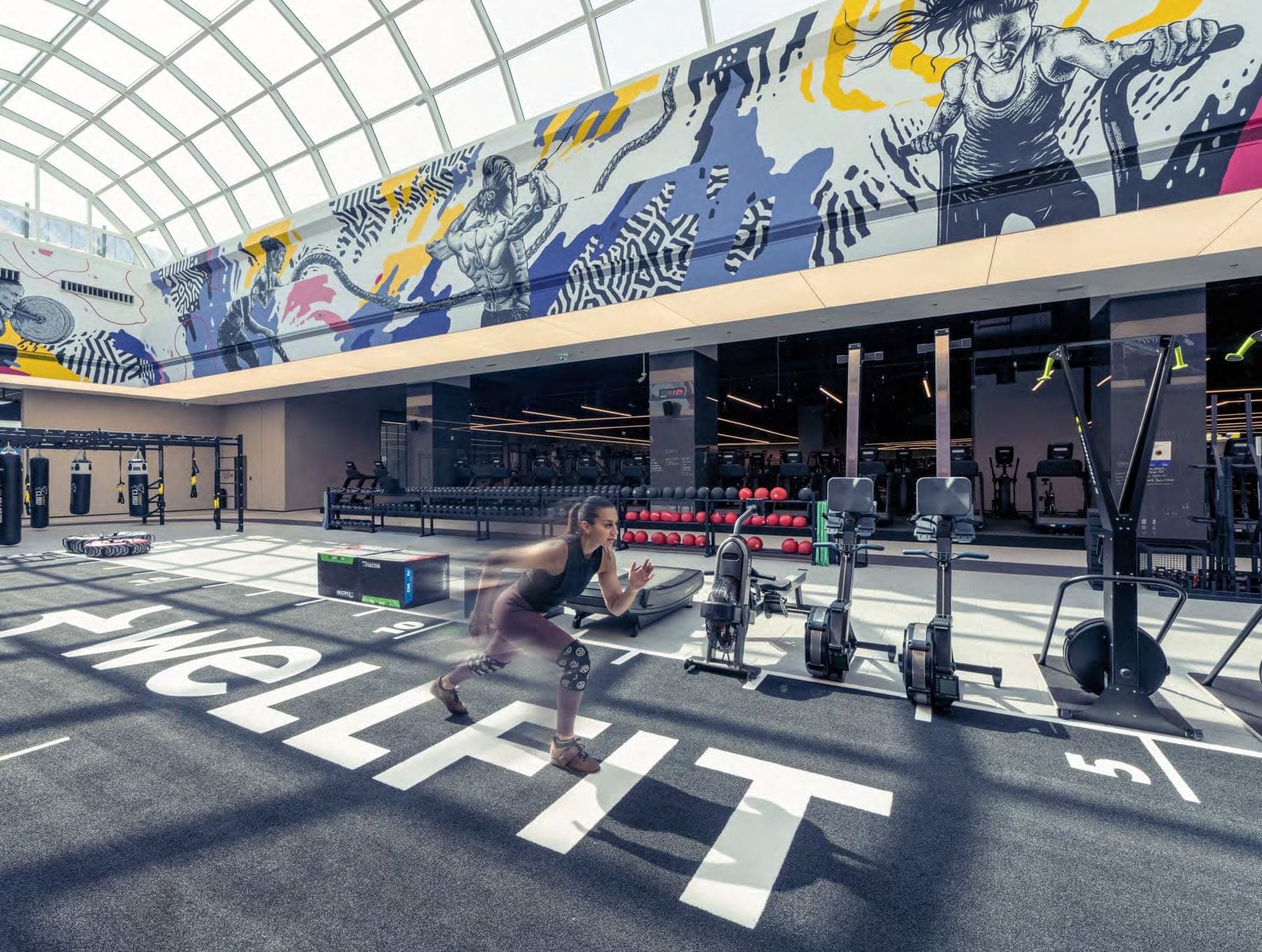 Jouri Hills amenity Wellfit Gym in Jumeirah Golf Estates, Dubai, by Arada