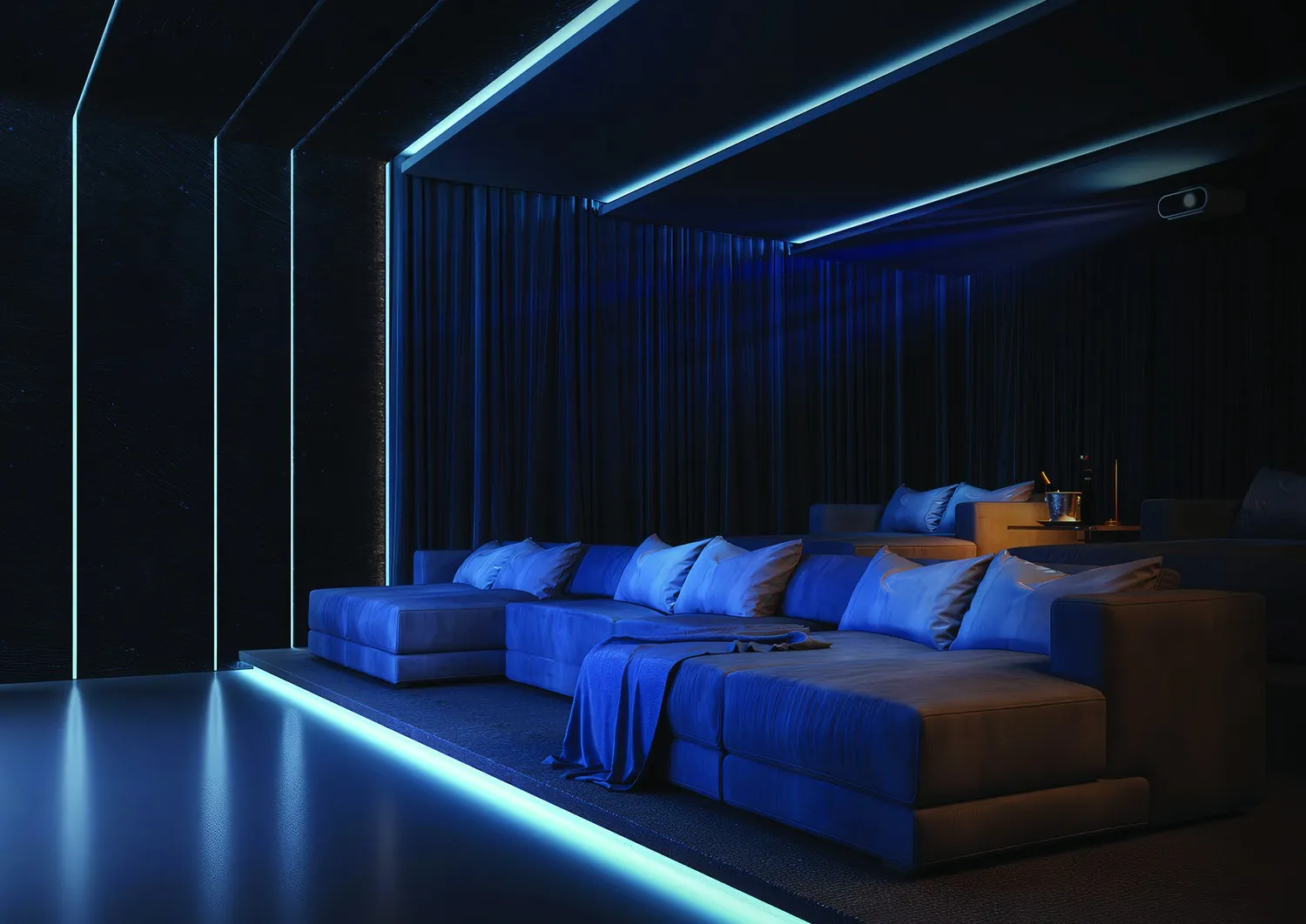 Juman 3 amenity Cinema & Game Room in Abu Dhabi, by ICT Real Estate Development