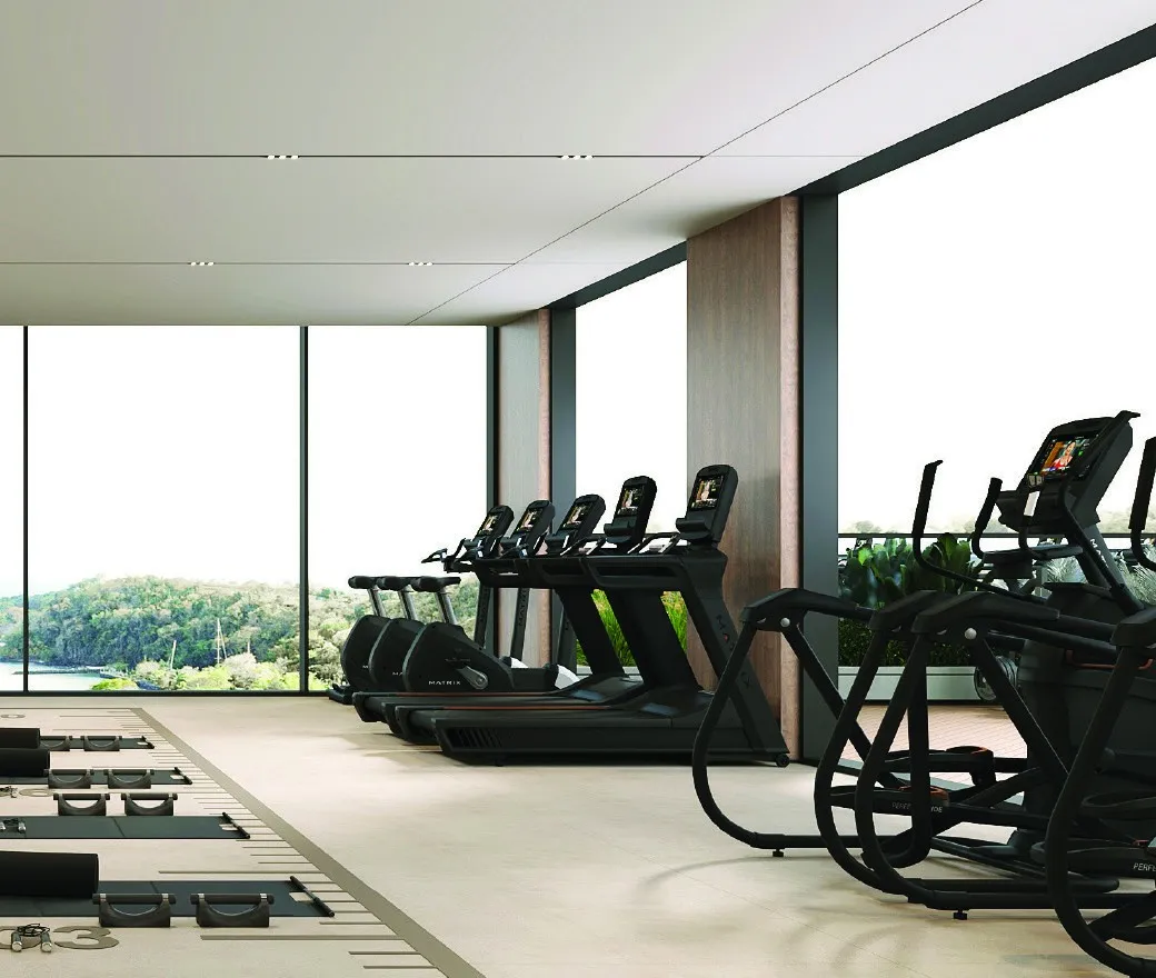 Juman 3 amenity Gym in Abu Dhabi, by ICT Real Estate Development