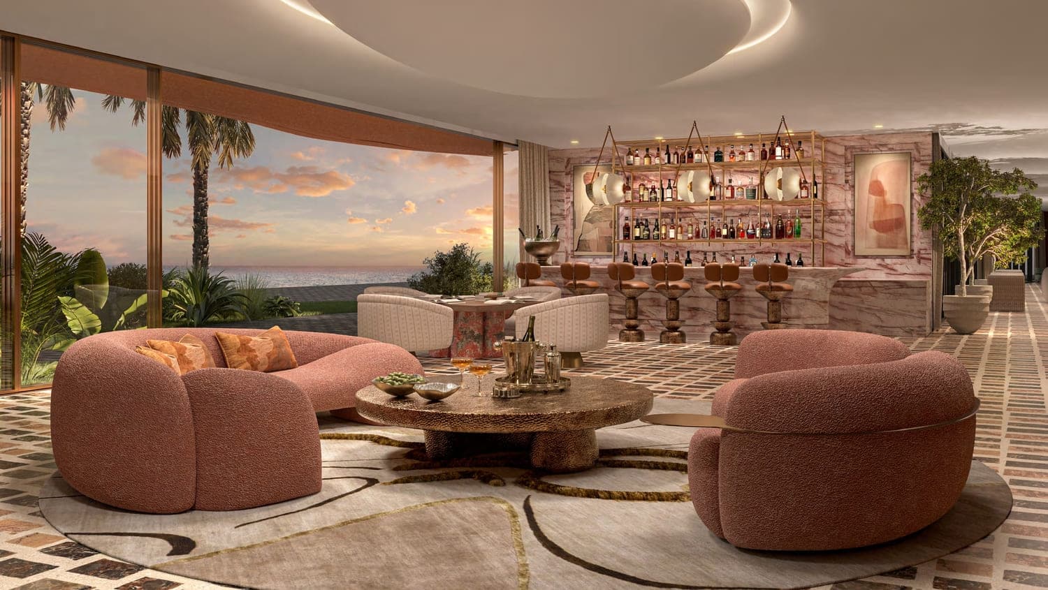 Jumeirah Asora Bay amenity Residents' Lounge - Port De La Mer, Dubai - by Meraas
