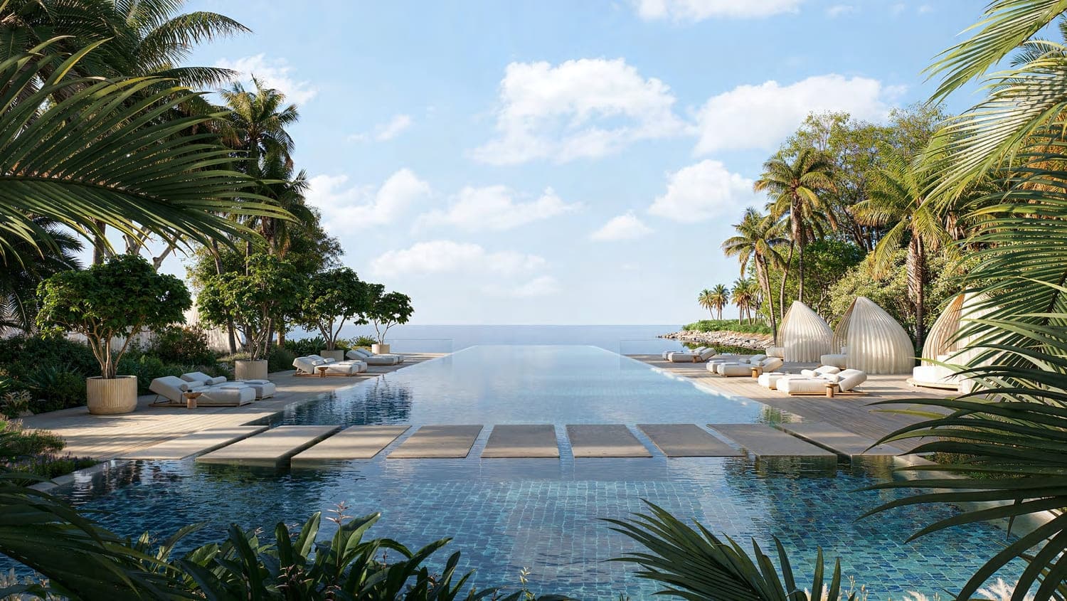 Jumeirah Asora Bay amenity Swimming Pools in Port De La Mer, Dubai, by Meraas