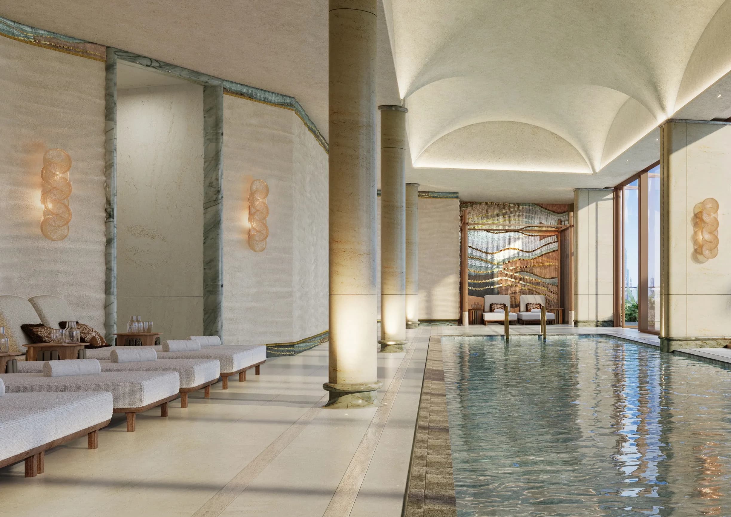 Jumeirah Residences at Al Maryah Island amenity Indoor Swimming Pool - Abu Dhabi, Dubai - by Emirates Developments
