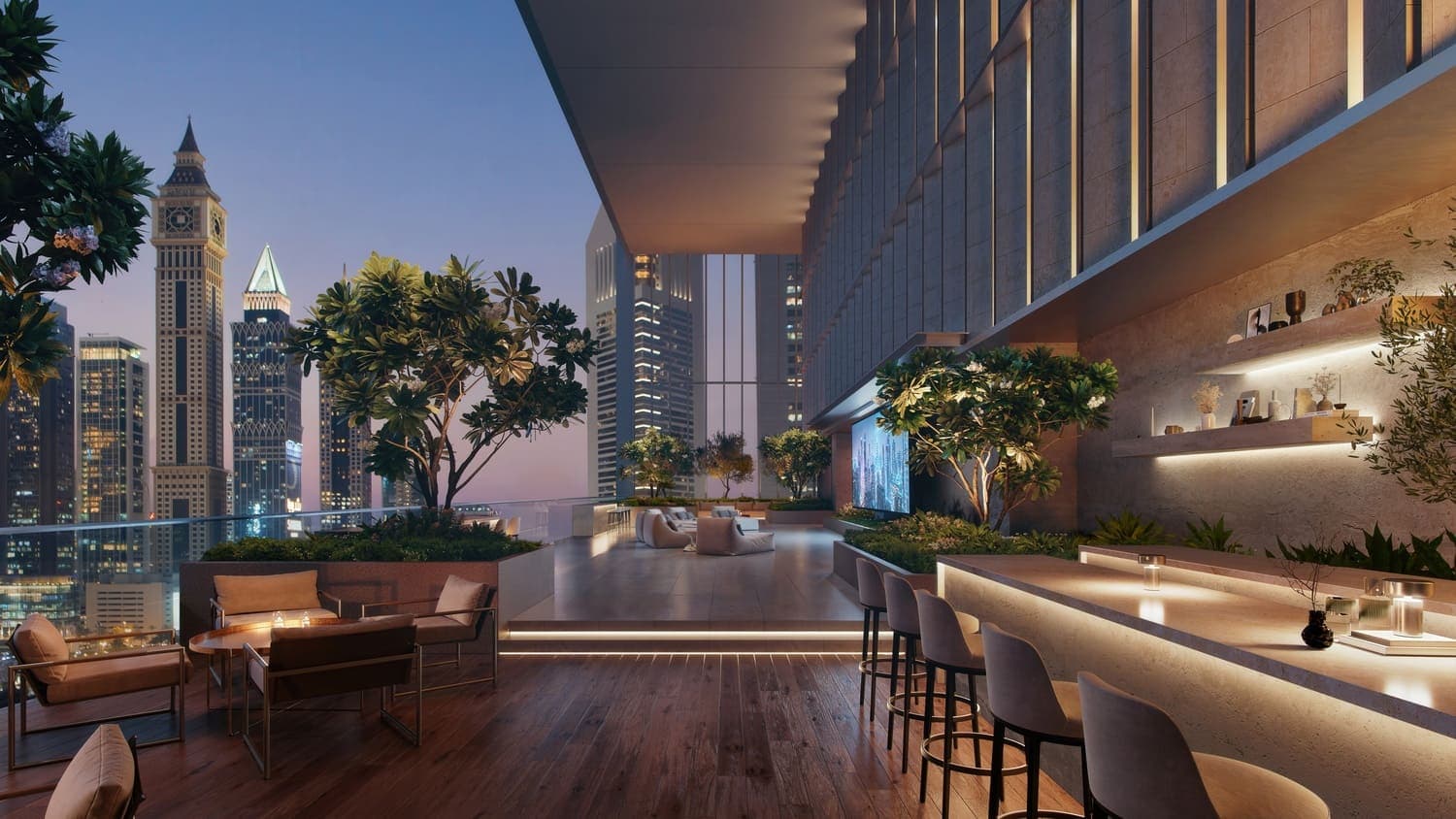 Jumeirah Residences Emirates Towers amenity Exclusive Lounge Areas - DIFC (Dubai International Financial Center), Dubai - by Meraas
