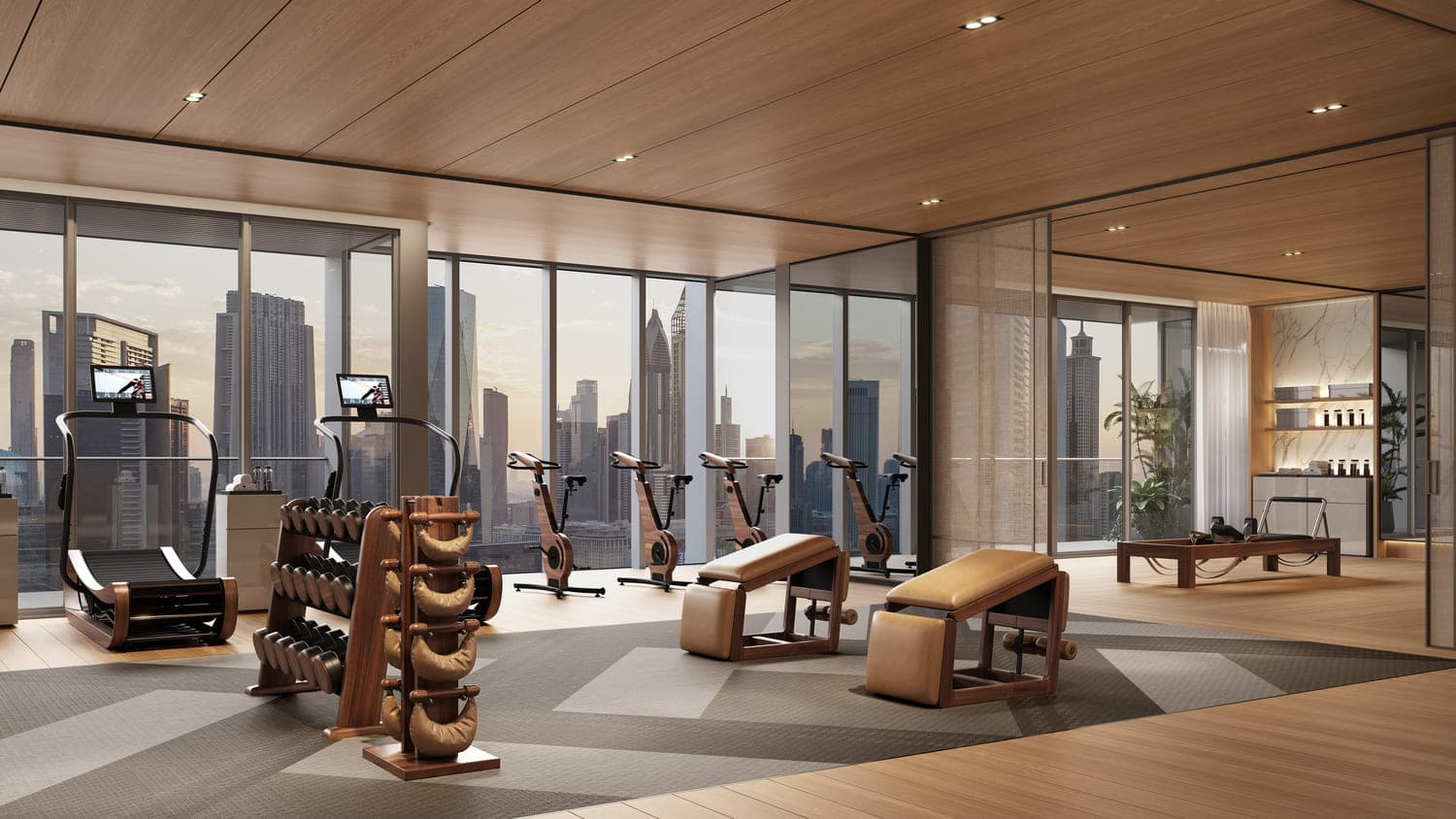 Jumeirah Residences Emirates Towers amenity Fully-Equipped Gym - DIFC (Dubai International Financial Center), Dubai - by Meraas