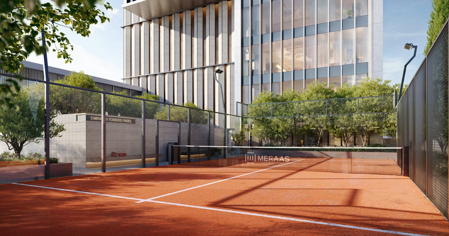 Jumeirah Residences Emirates Towers amenity Paddle Court - DIFC (Dubai International Financial Center), Dubai - by Meraas