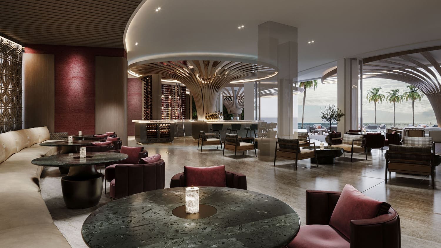 JW Marriott Residences and Resort amenity Wine Room - Al Marjan Island, Dubai - by WOW Resorts