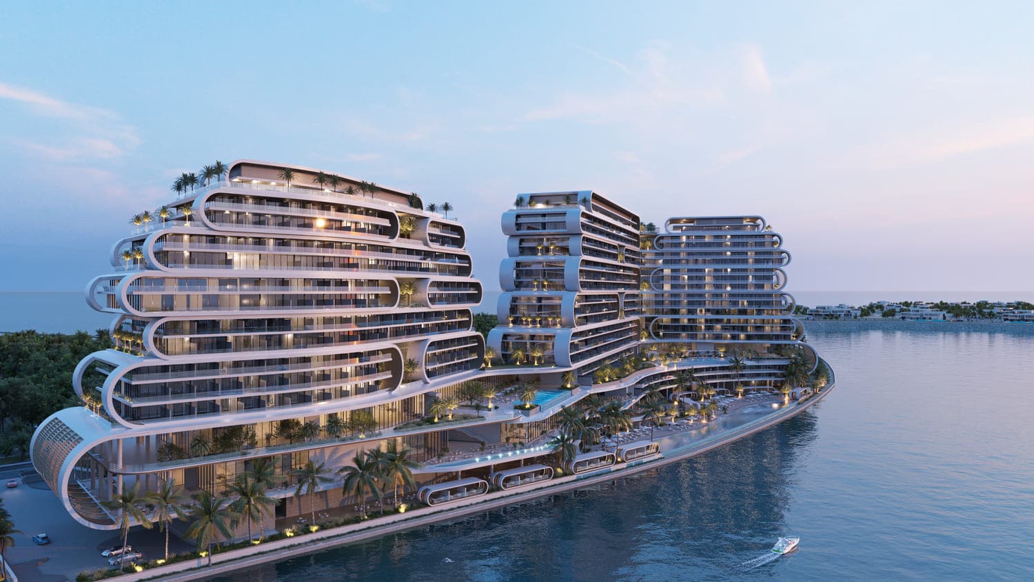 JW Marriott Residences and Resort exterior view - Al Marjan Island, Dubai - by WOW Resorts