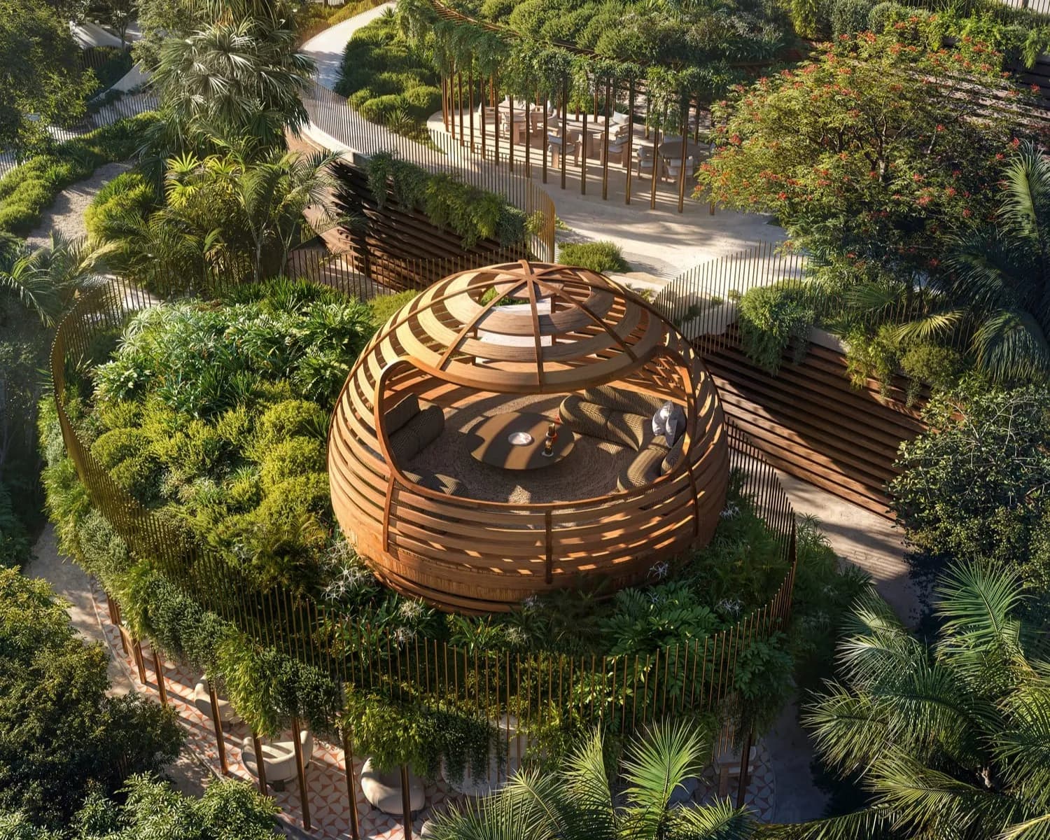 Kanyon by Beyond amenity Canopy Forest - Maritime City, Dubai - by Beyond Developments