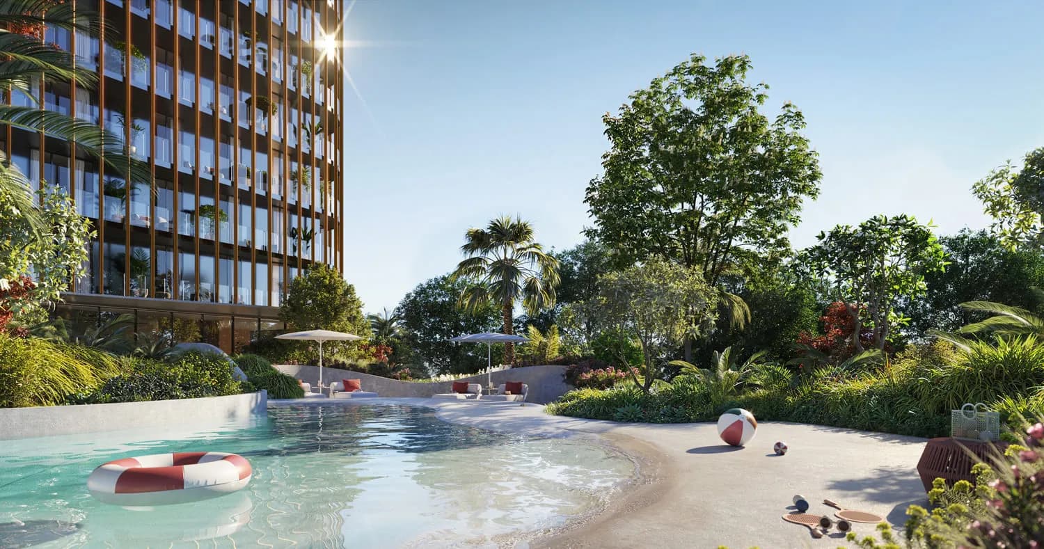 Kanyon by Beyond amenity Kids Pool - Maritime City, Dubai - by Beyond Developments