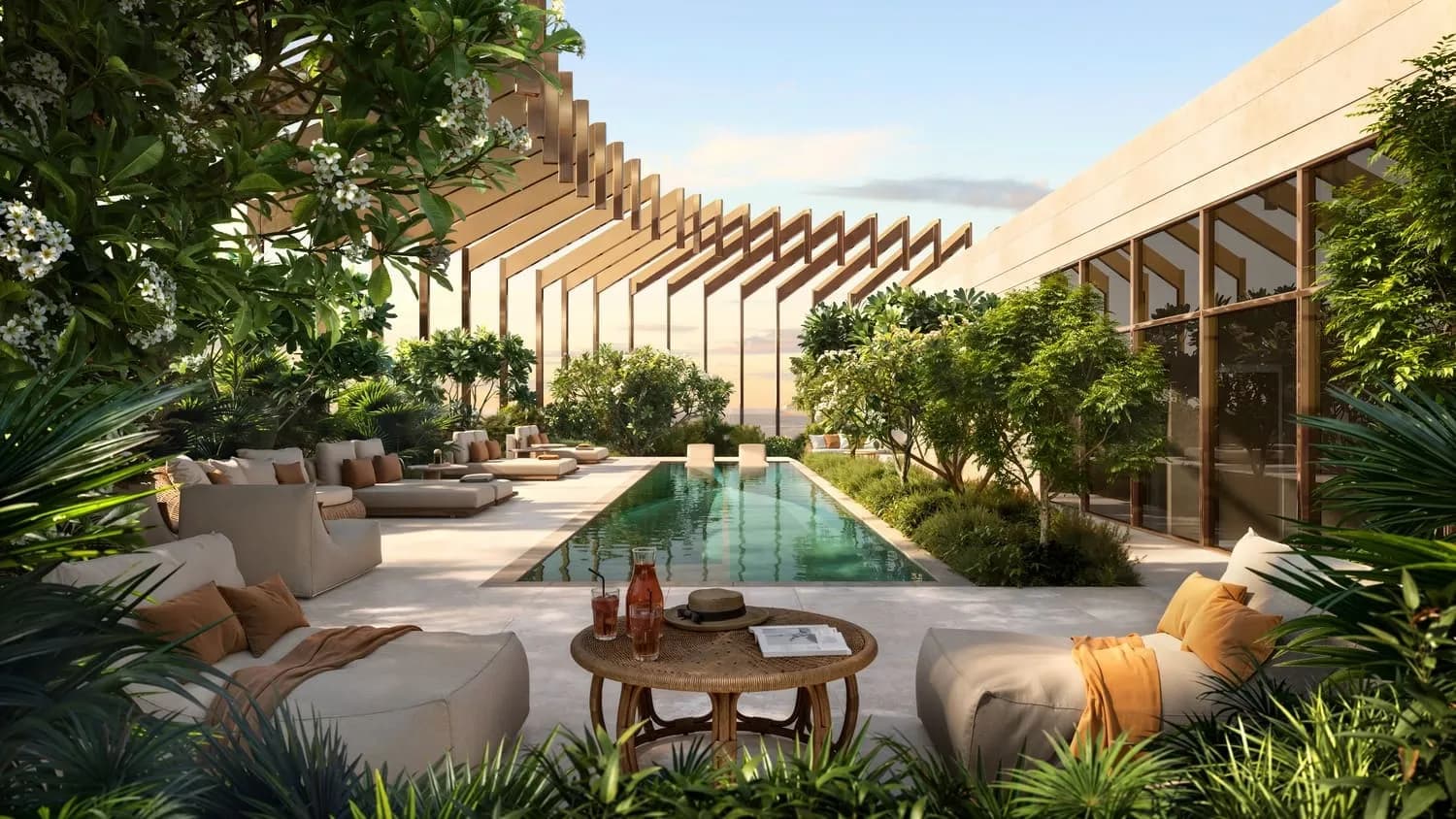 Kanyon by Beyond amenity Sky Pool - Maritime City, Dubai - by Beyond Developments