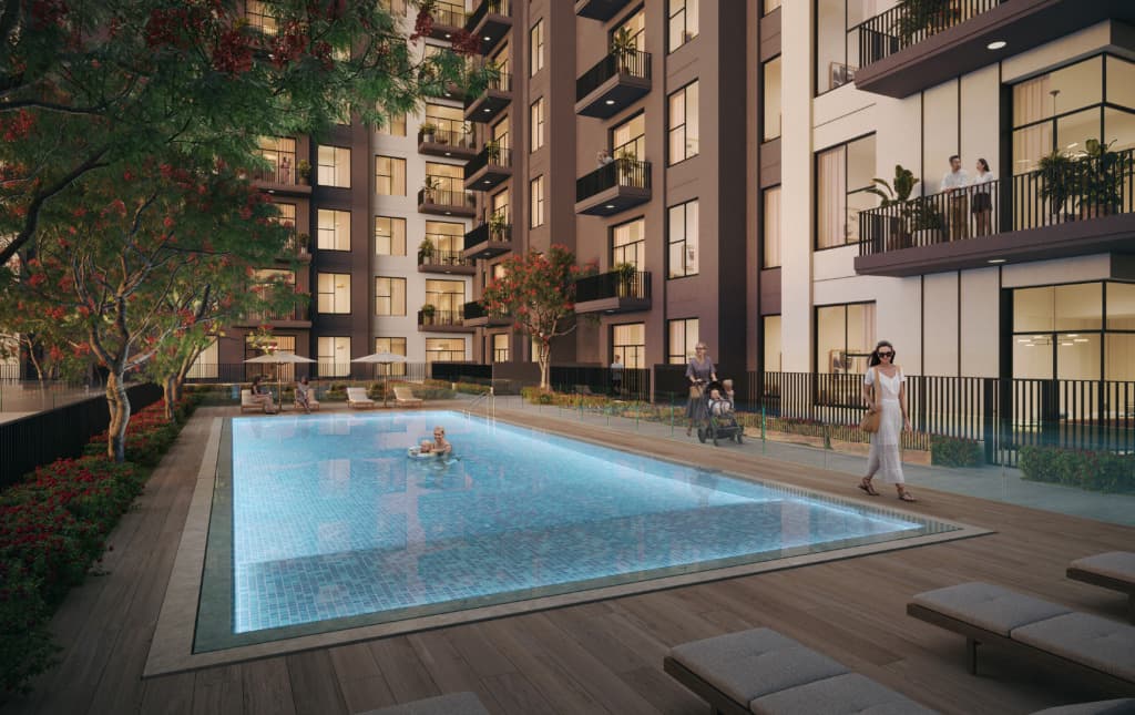 Kaya amenity Swimming Pool - Town Square, Dubai - by Nshama Group