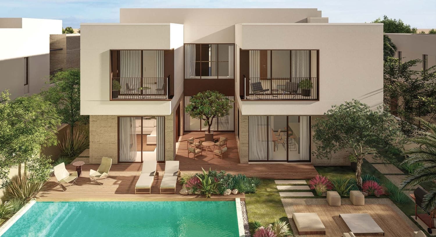 Kayan Villas 2 amenity Private Pool For Each Villa - Ghadeer Al Tayr, Dubai - by IMKAN Properties