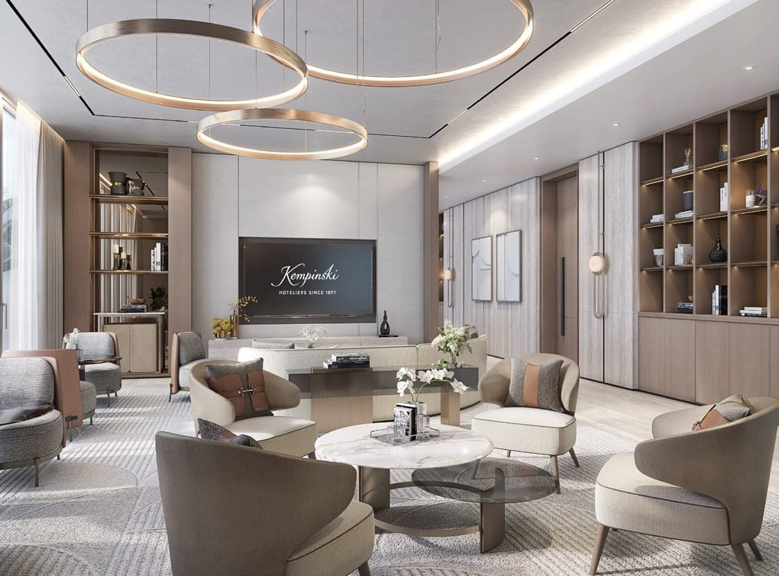 Kempinski Marina Residences amenity Residents' Lounge - Dubai Marina, Dubai - by ABA Group
