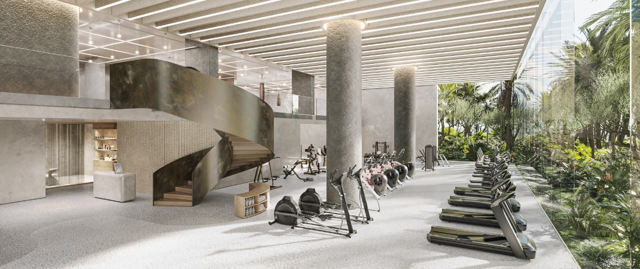 Kempinski Residences amenity Gym in Al Jaddaf, Dubai, by Swiss Property