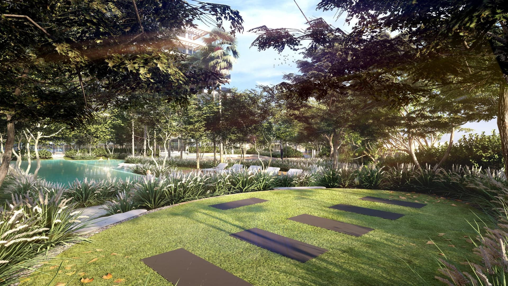 Kempinski Residences amenity Yoga in Al Jaddaf, Dubai, by Swiss Property