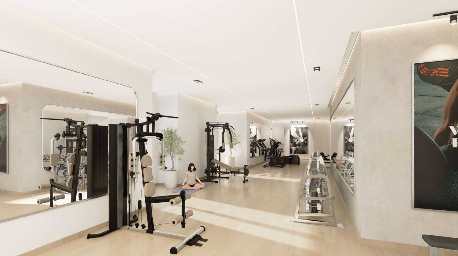 Kentia Residence amenity Health Club - Al Zahya, Dubai - by GJ Properties