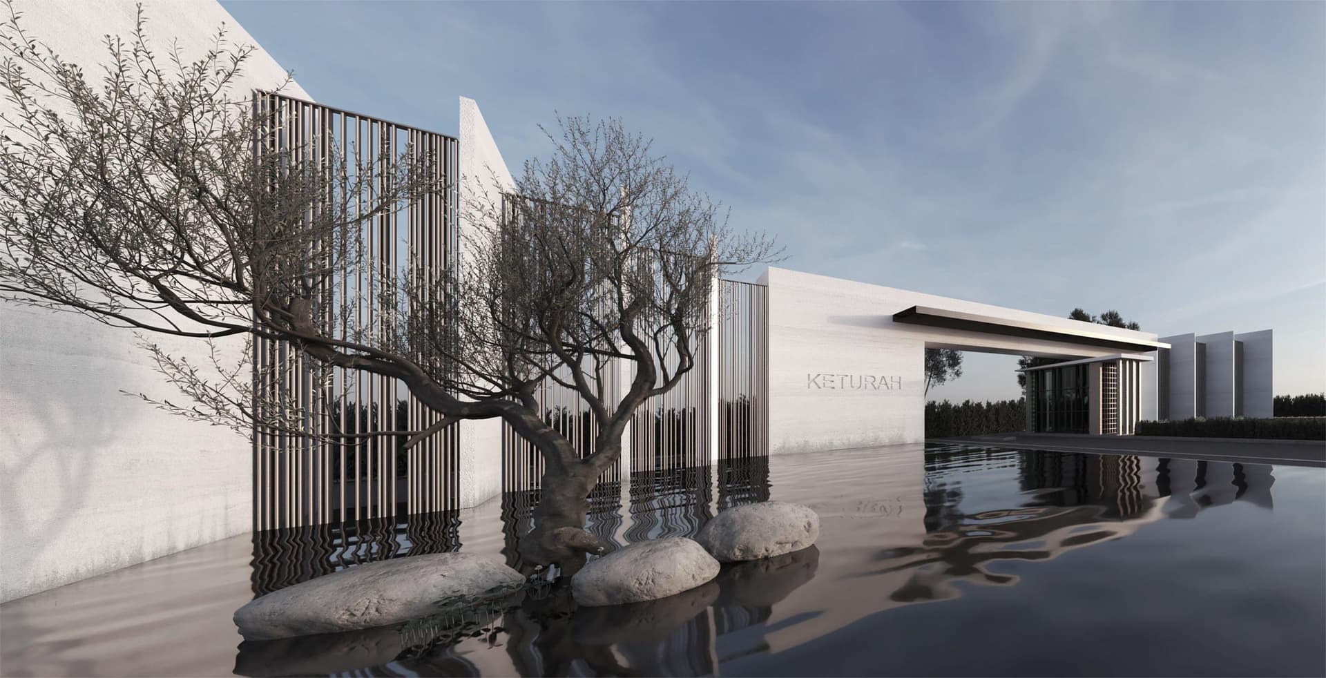 Keturah Reserve amenity Entrance And Exit in Al Quoz 2, Dubai, by MAG
