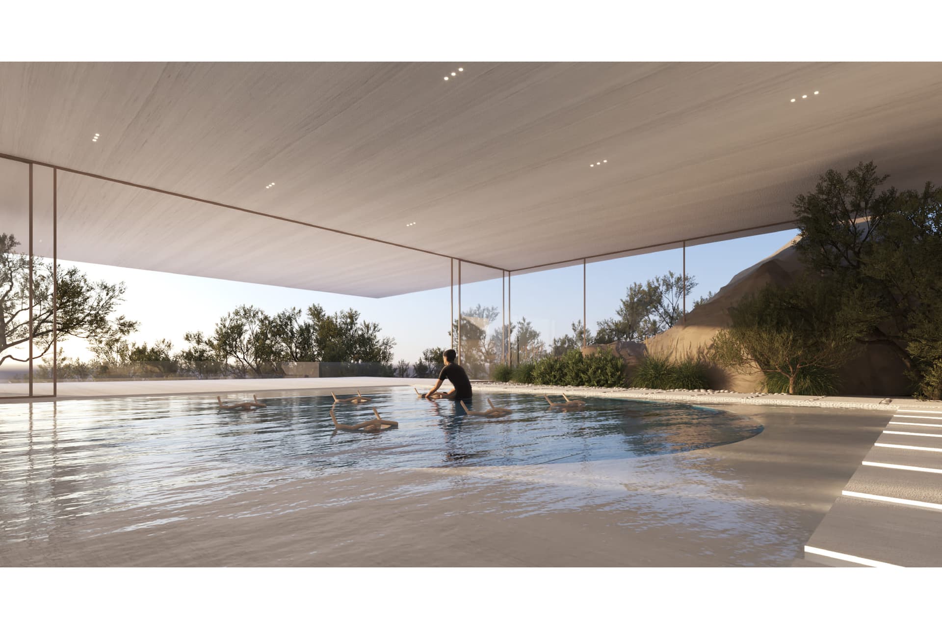 Keturah Reserve amenity Water Bike Pool in Al Quoz 2, Dubai, by MAG