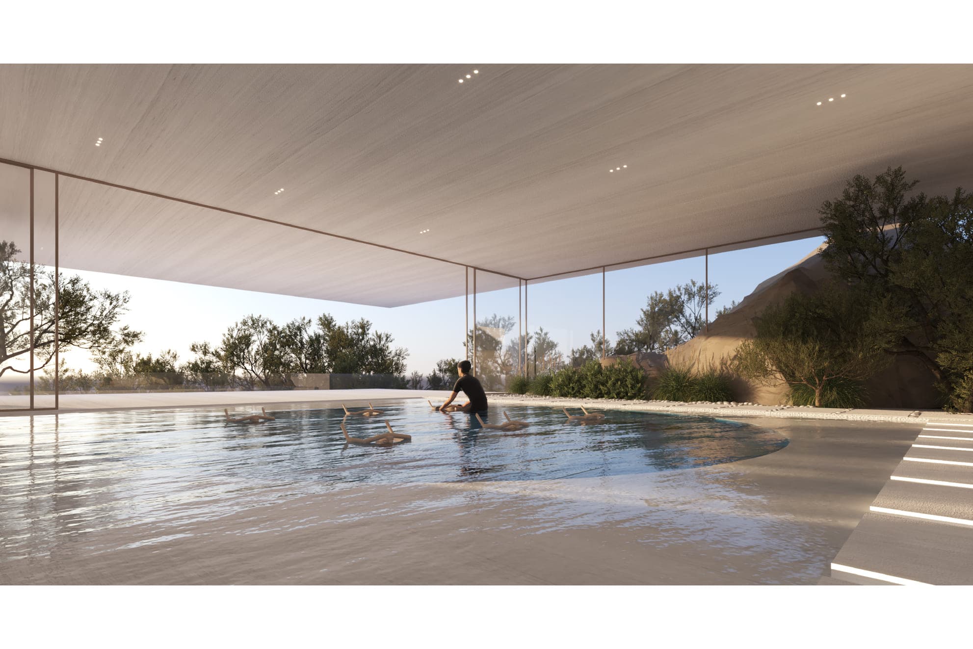Keturah Reserve amenity Water Bike Pool - Al Quoz 2, Dubai - by MAG