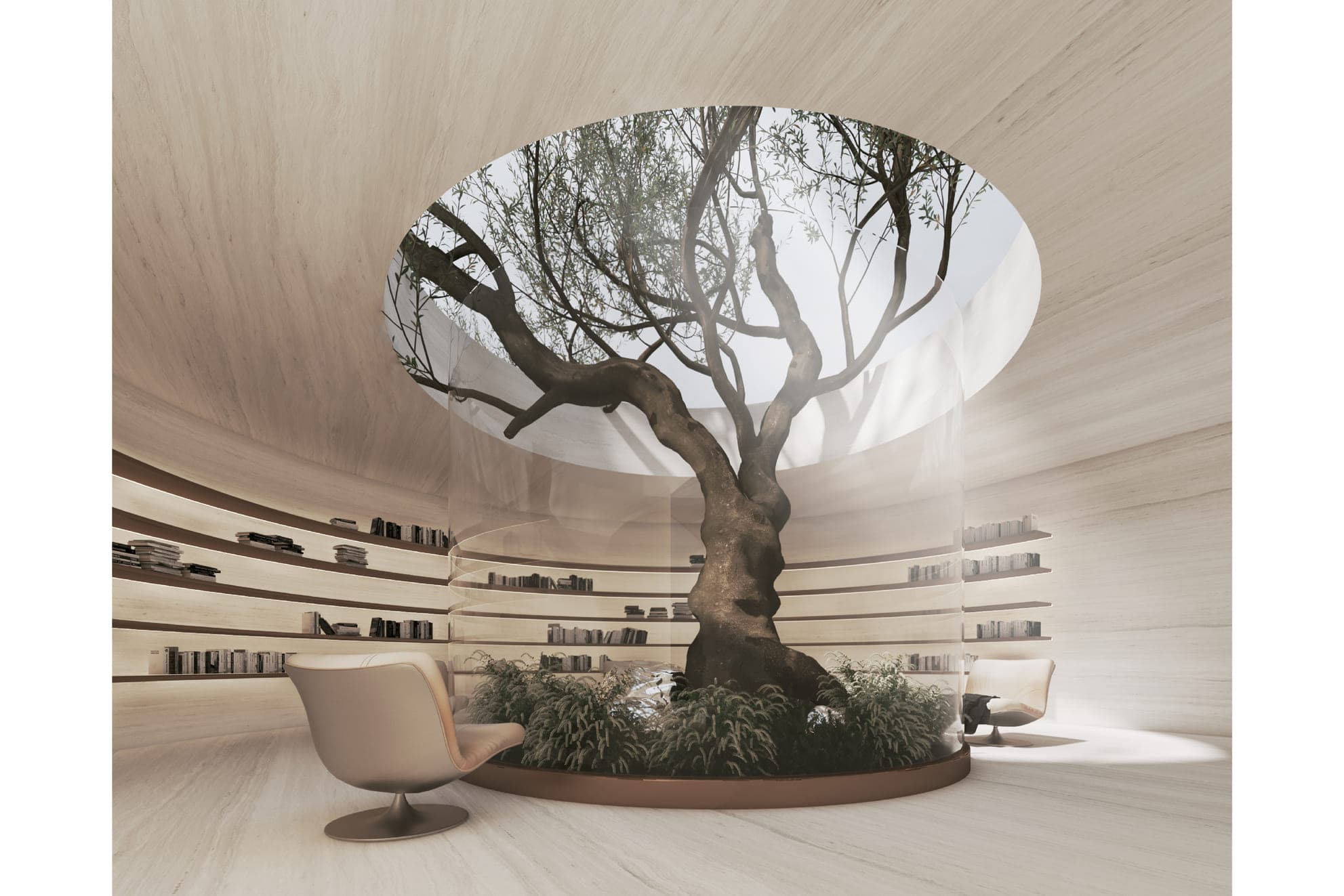 Keturah Reserve amenity The Naturally Lit 24-Hour Business Centre Is Equipped With Ergonomic Seating And A Circular Reference Library - Al Quoz 2, Dubai - by MAG