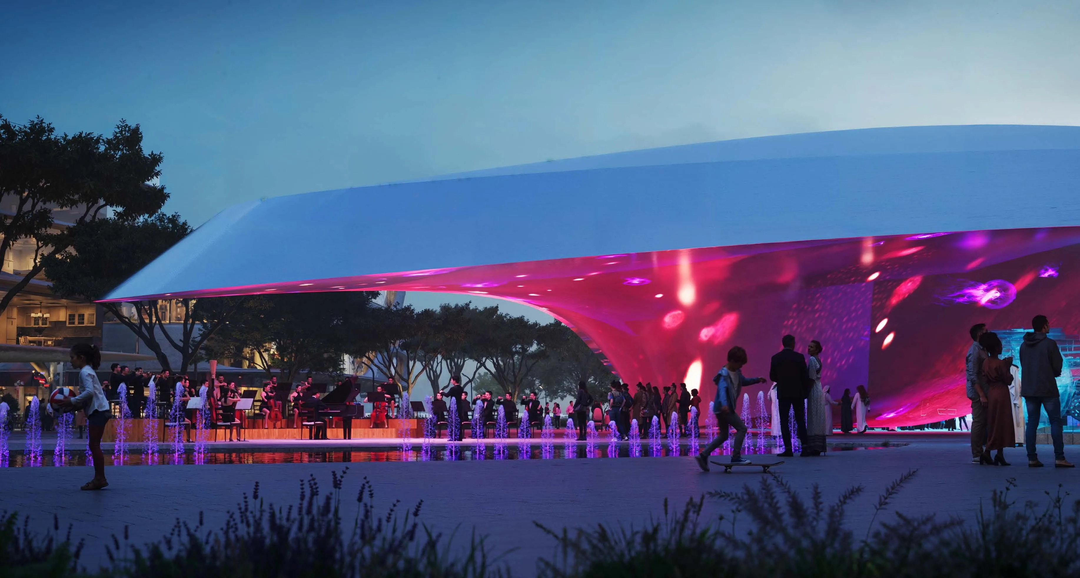 Khalid Bin Sultan City amenity Cultural Center - Al Rowdat Suburb, Dubai - by BEEAH Group