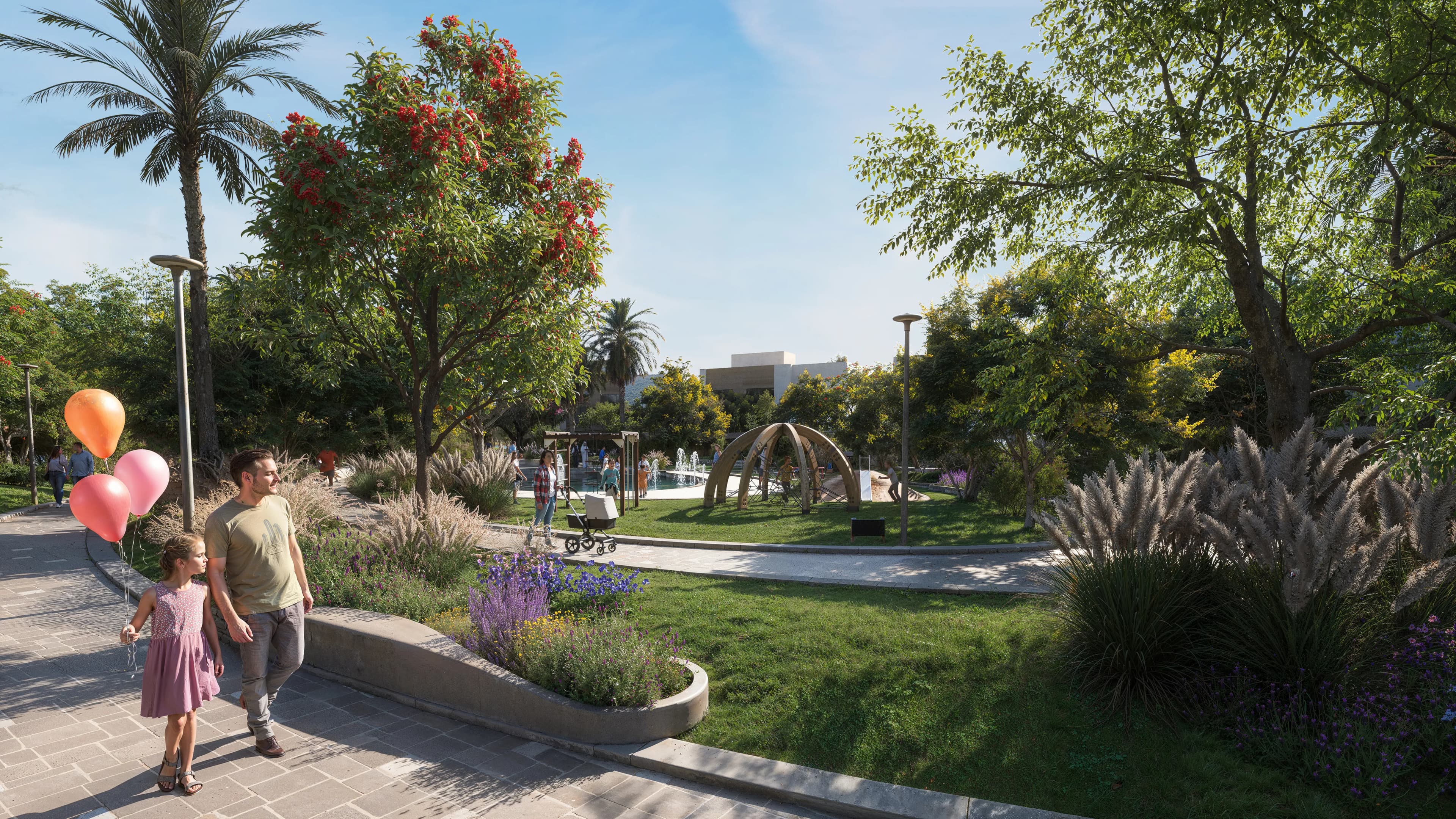 Khalid Bin Sultan City amenity Kids' Play Areas - Al Rowdat Suburb, Dubai - by BEEAH Group