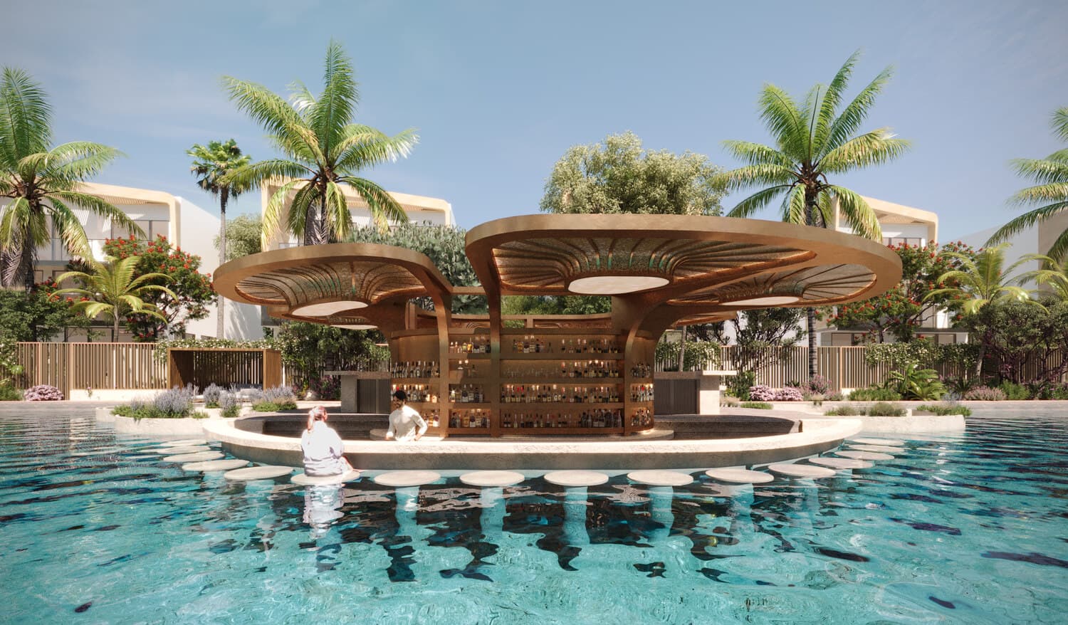 Knightsbridge amenity In-Water Cafe & Lounge - MBR District 11 (Meydan South), Dubai - by Leos