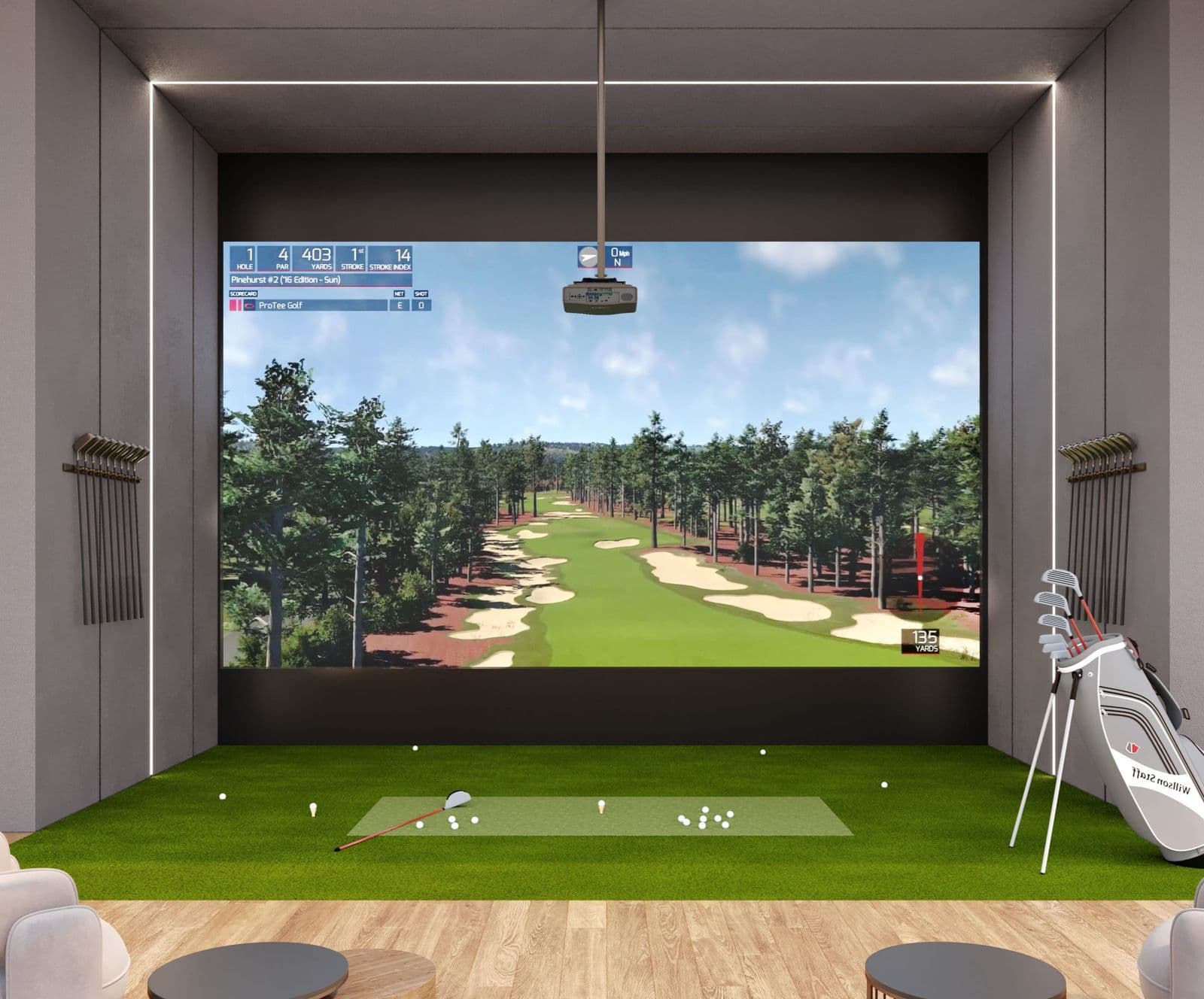 Kyoto by ORO24 amenity Virtual Golf - Arjan, Dubai - by ORO 24