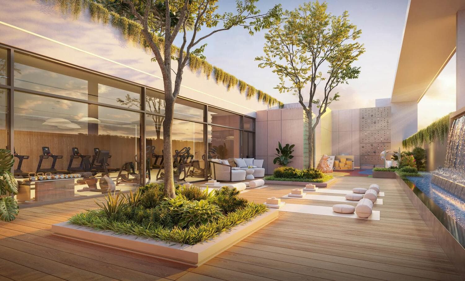 La Cle by MAAIA amenity Yoga Garden - Jebel Ali Village, Dubai - by MAAIA Developers
