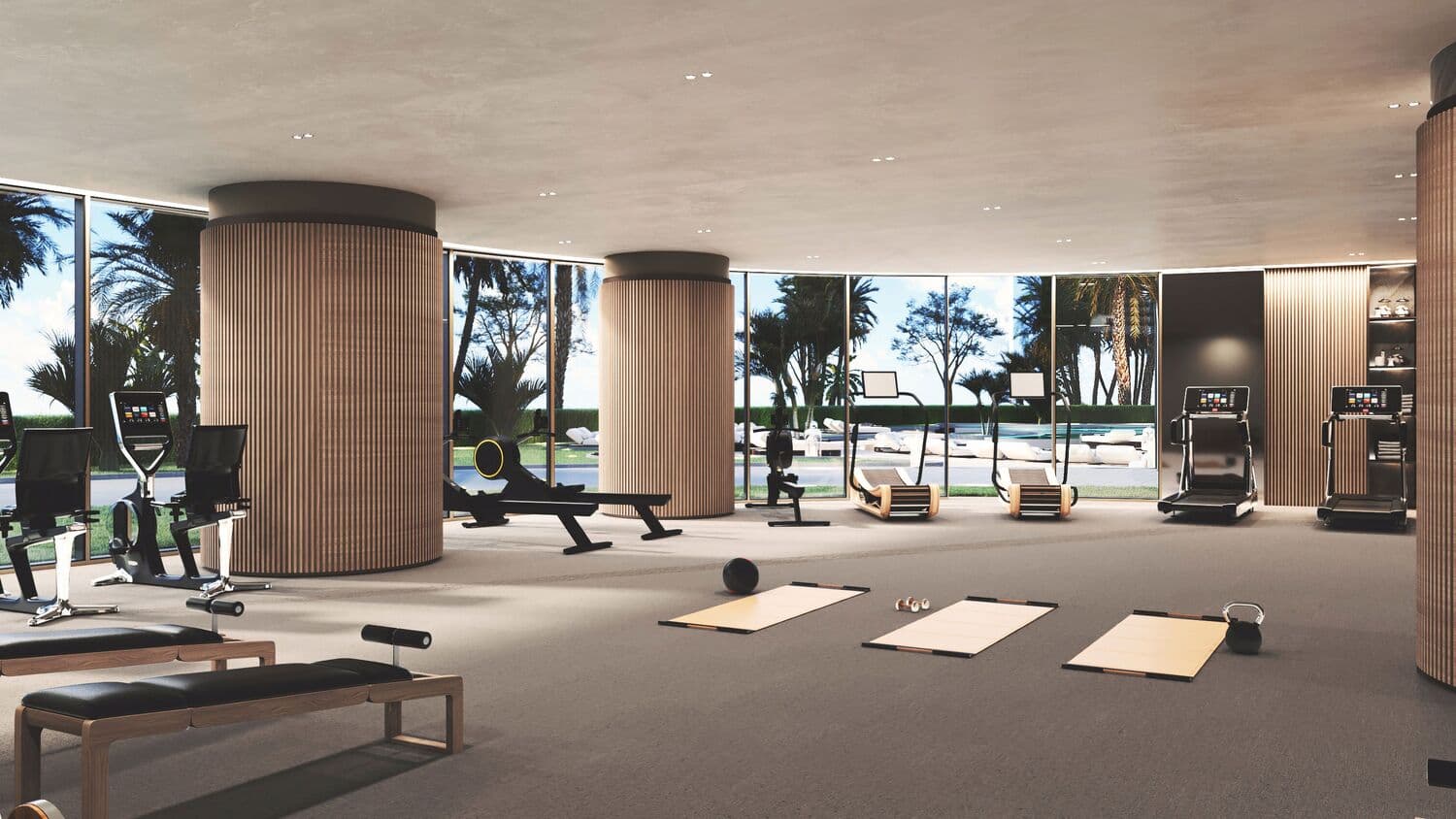 La Mer by Elie Saab amenity Gym - Al Marjan Island, Dubai - by ARTE Developments