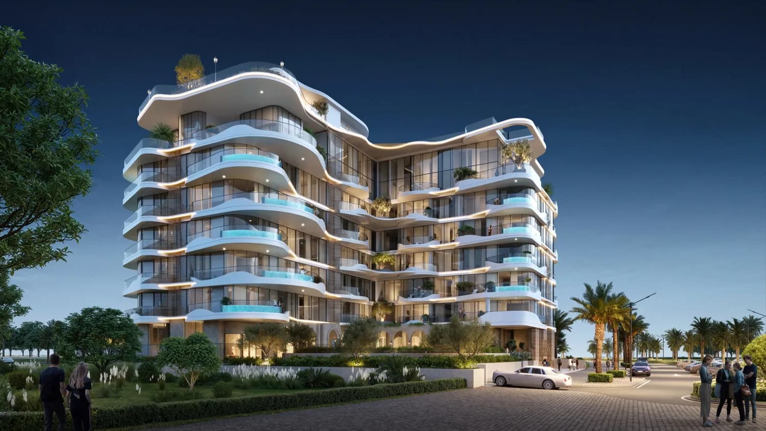 La Perla exterior view - Al Marjan Island, Dubai - by BNW Developments