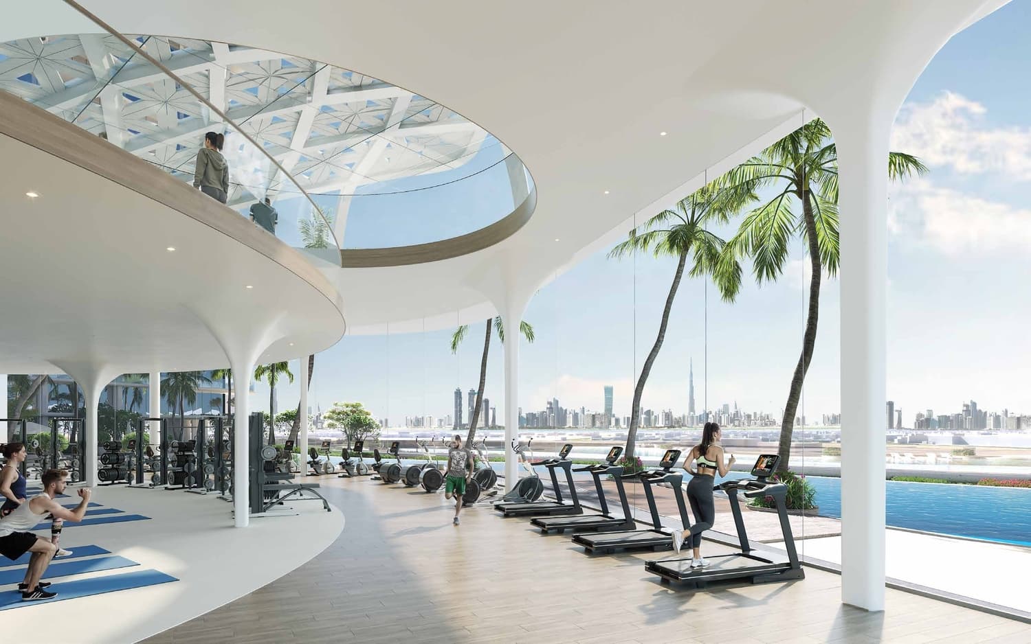 Laguna Residence amenity Indoor & Outdoor Gym - City Of Arabia, Dubai - by One Development