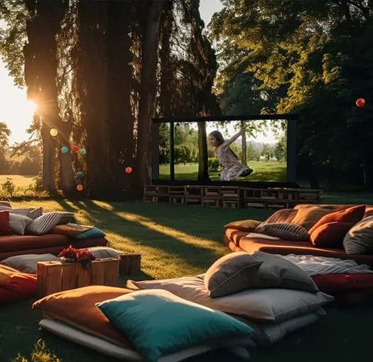 Laguna Residence amenity Outdoor & Indoor Cinema - City Of Arabia, Dubai - by One Development