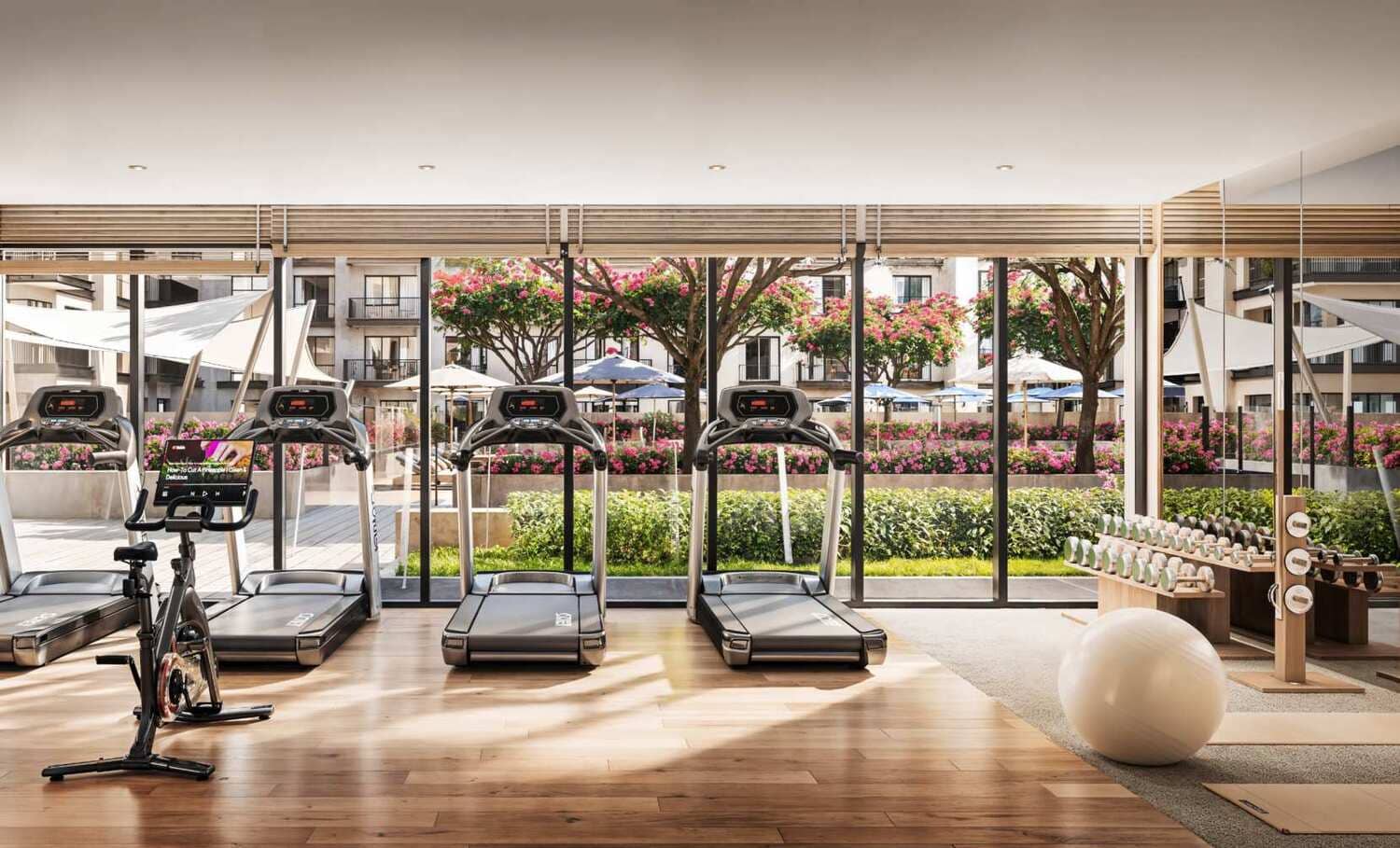 Lana on the Park amenity Gym - Town Square, Dubai - by Nshama Group