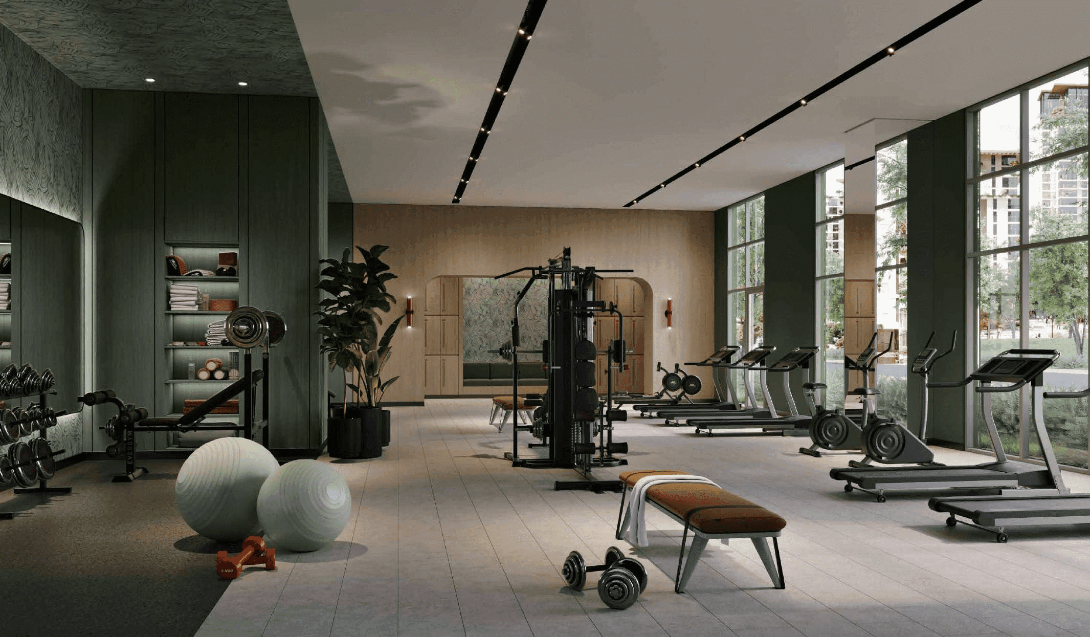Laurel Central Park amenity Outdoor Gym And Fitness Station - DIFC (Dubai International Financial Center), Dubai - by Meraas