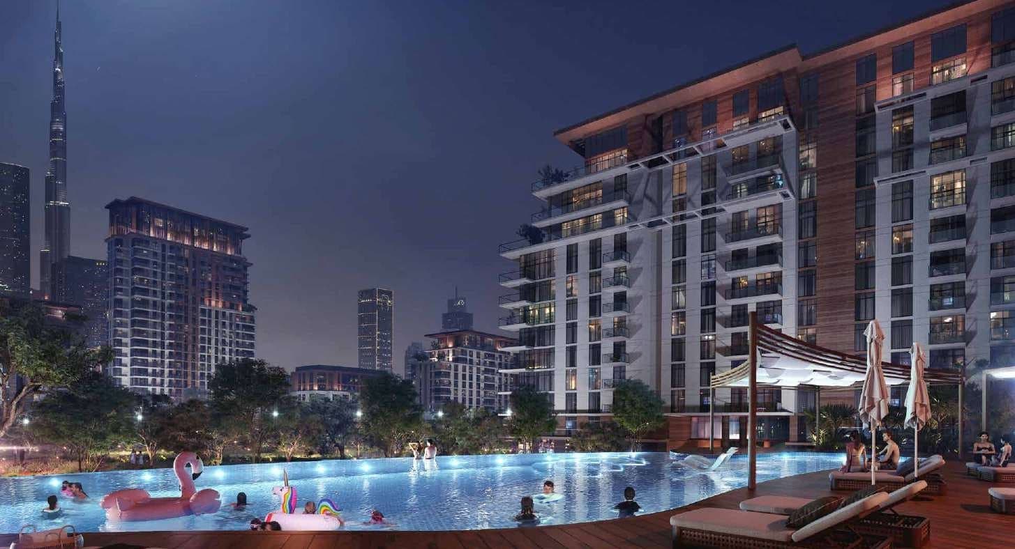 Laurel Central Park amenity Pools And Water Play Areas - DIFC (Dubai International Financial Center), Dubai - by Meraas