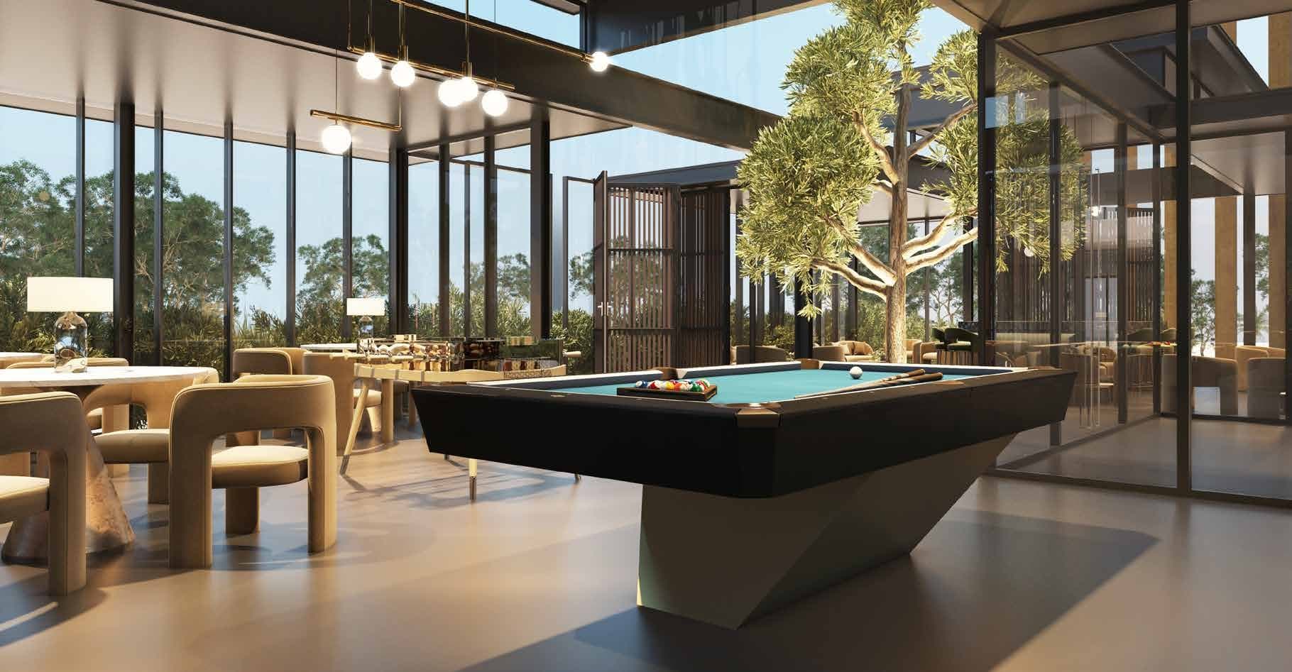 Laya Courtyard amenity Clubhouse in Dubai Studio City, Dubai, by Laya Developers (Akshara Global)