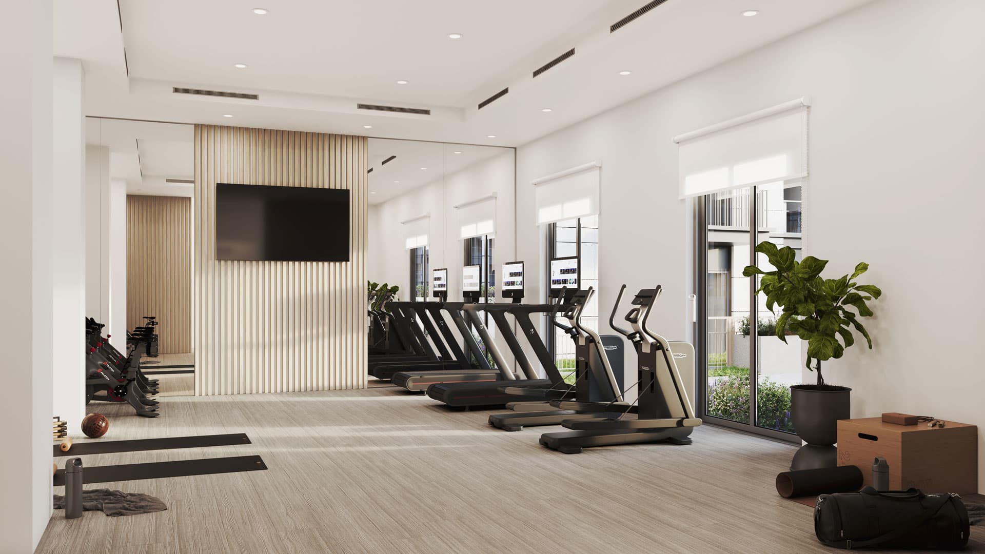 Layla Residences amenity Gym - Maryam Island, Dubai - by Eagle Hills
