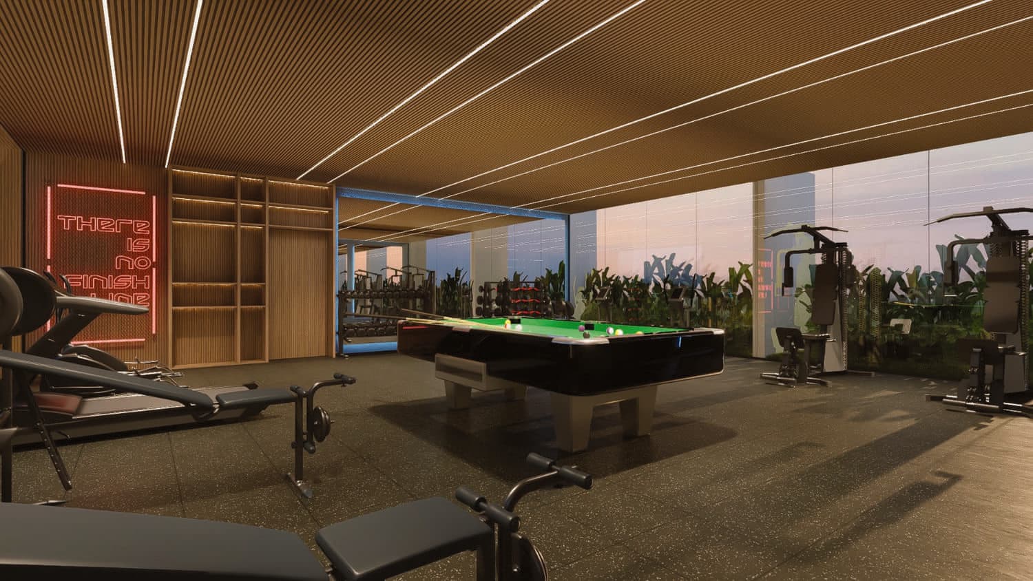 Lazord by Lapis Phases 1 and 2 amenity Billiards Room - Majan, Dubai - by Lapis Properties