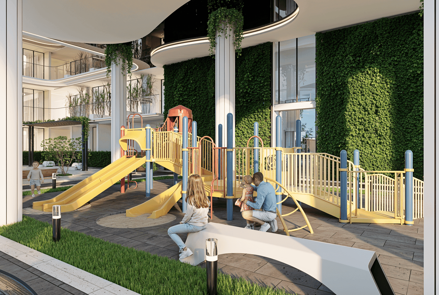 Lazord by Lapis Phases 1 and 2 amenity Kids Play Area - Majan, Dubai - by Lapis Properties