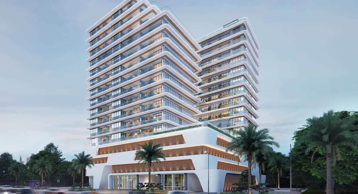 Lazord by Lapis Phases 1 and 2 exterior view - Majan, Dubai - by Lapis Properties