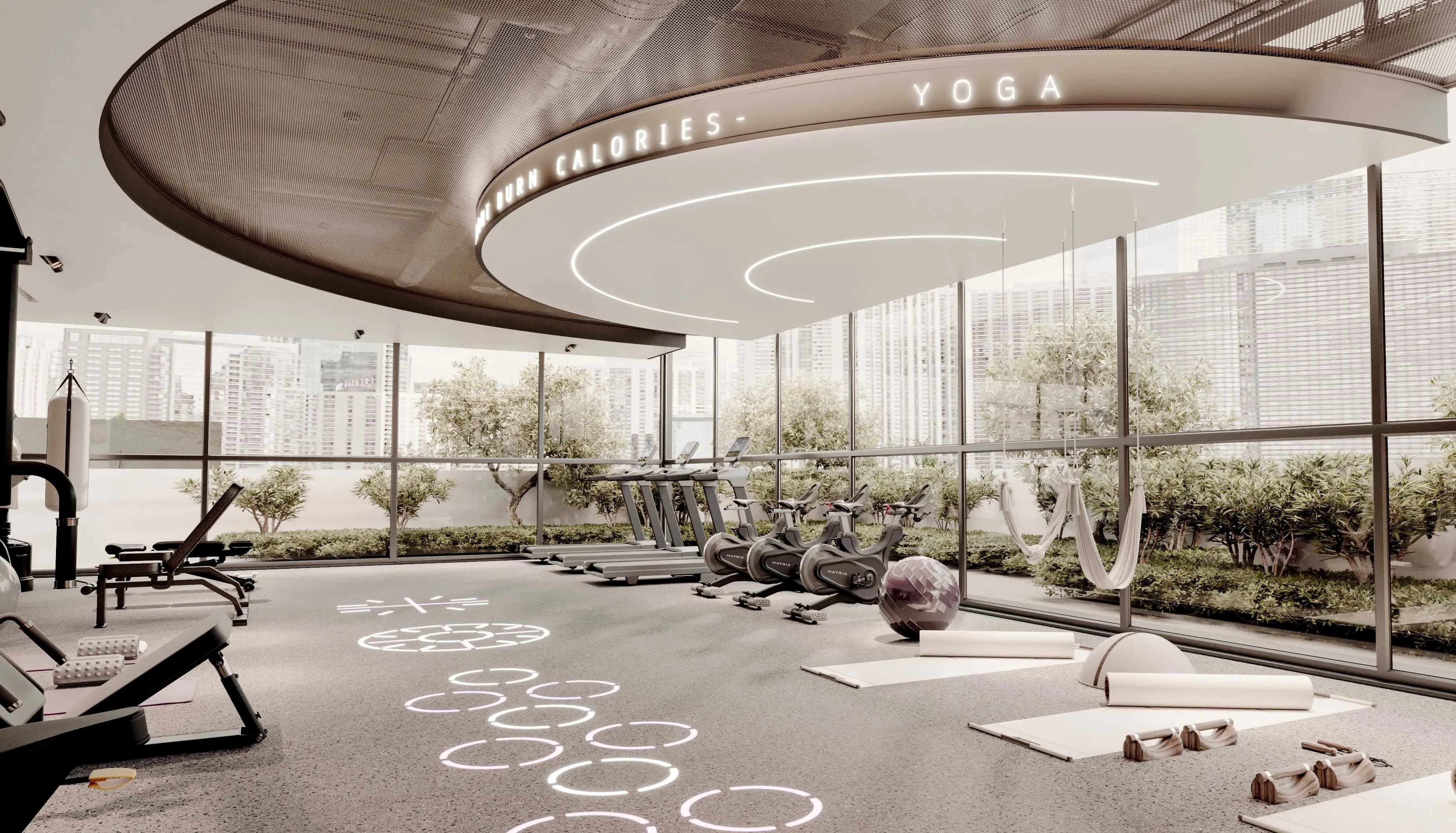 Le Blanc amenity Gym - Dubailand Residence Complex, Dubai - by Imtiaz Development