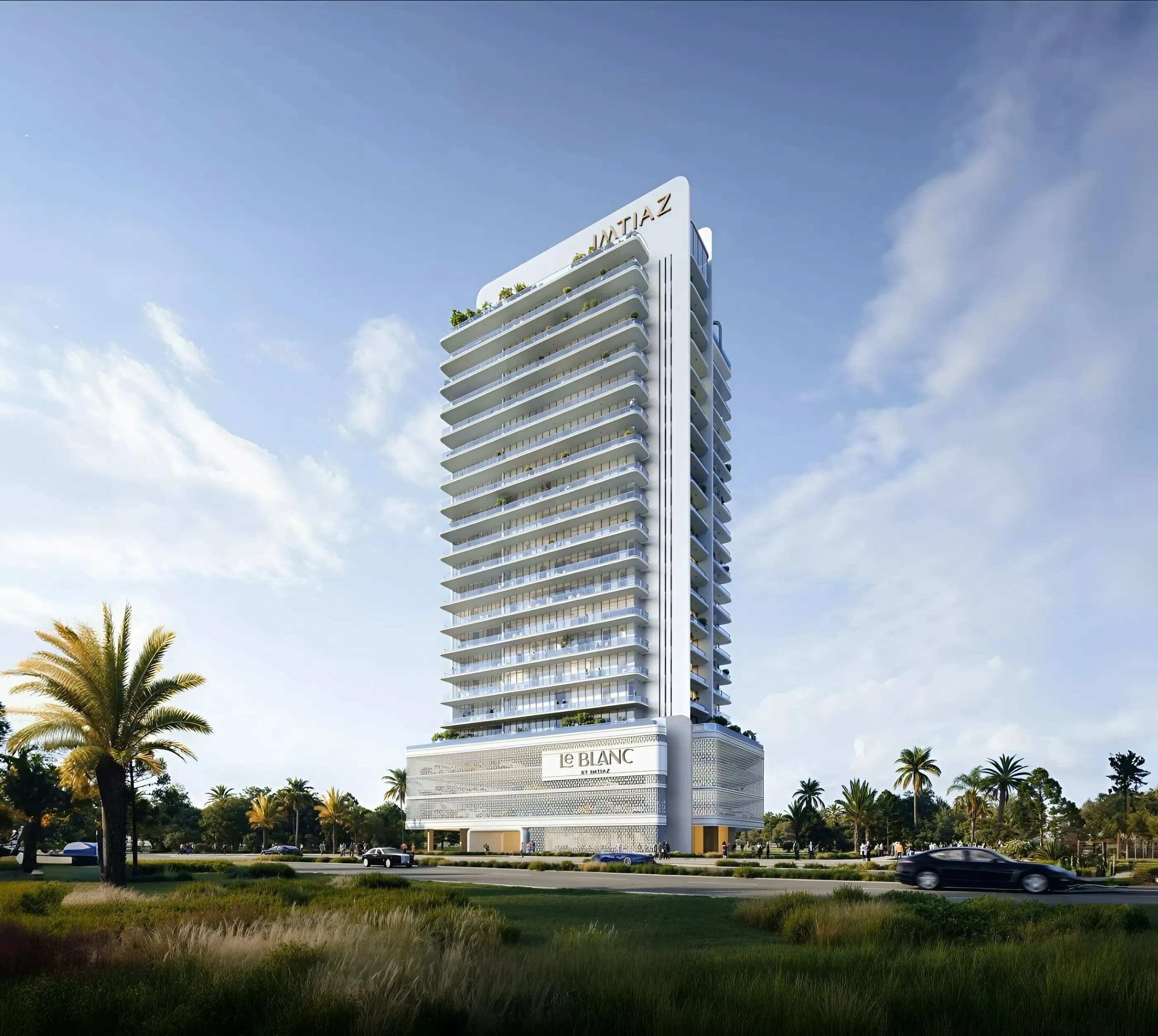 Le Blanc exterior view - Dubailand Residence Complex, Dubai - by Imtiaz Development