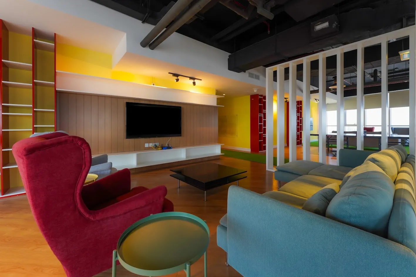 Leaf Tower amenity Lounge Area - Abu Dhabi, Dubai - by MAAM Group