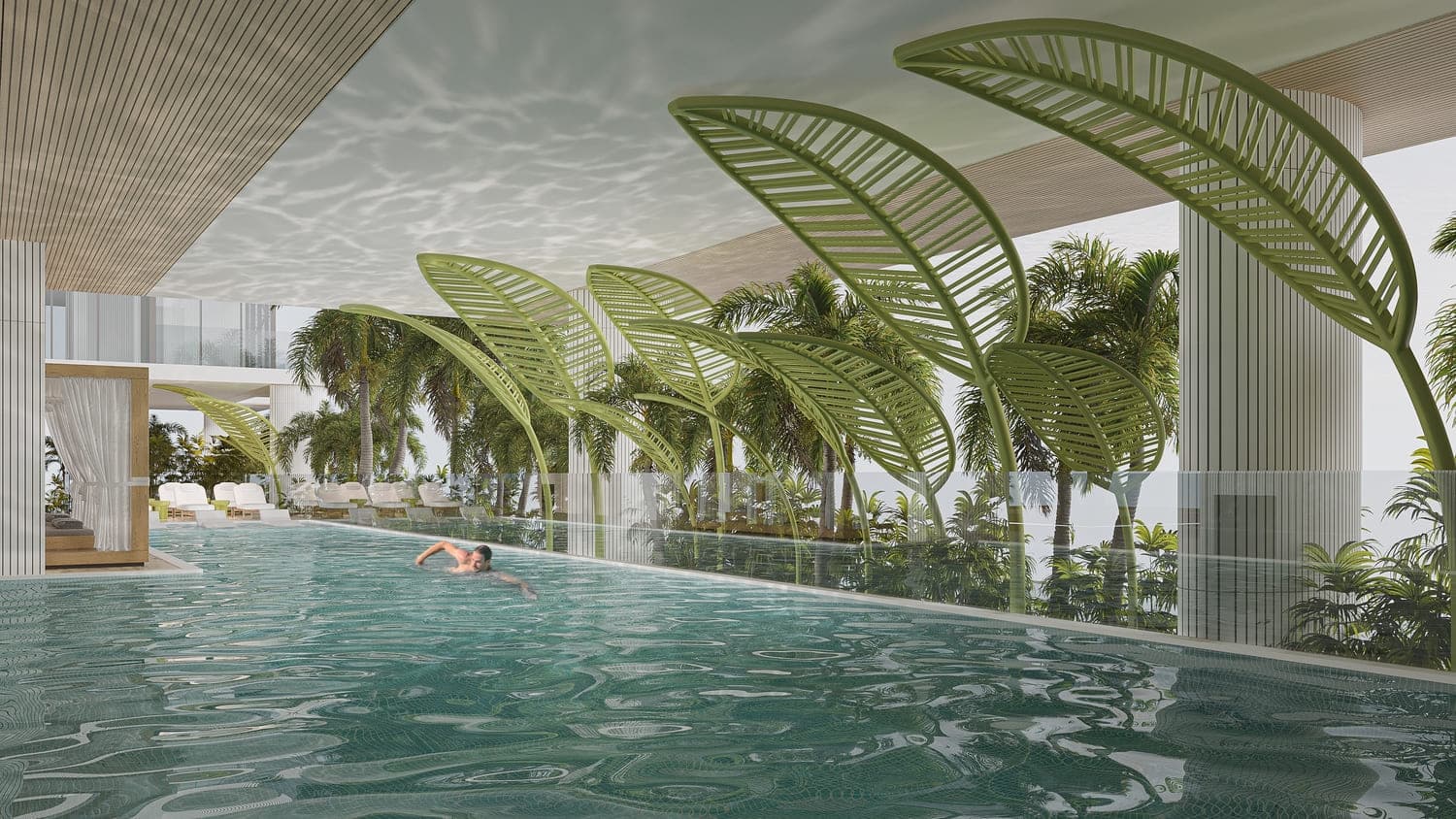 Legado by Prescott amenity 35-Meter Infinity Pool - JVC (Jumeirah Village Circle), Dubai - by Prescott