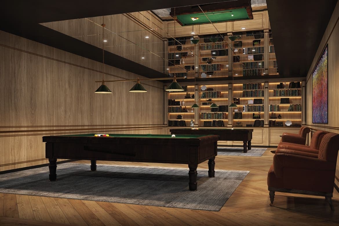 Levanto by ORO24 amenity Billiards in JVC (Jumeirah Village Circle), Dubai, by ORO 24