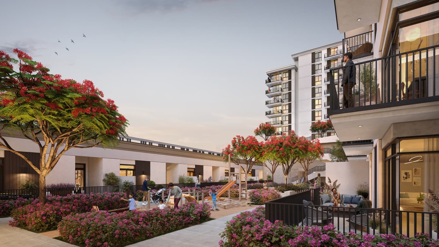Lexington amenity Bbq Area - Town Square, Dubai - by Nshama Group