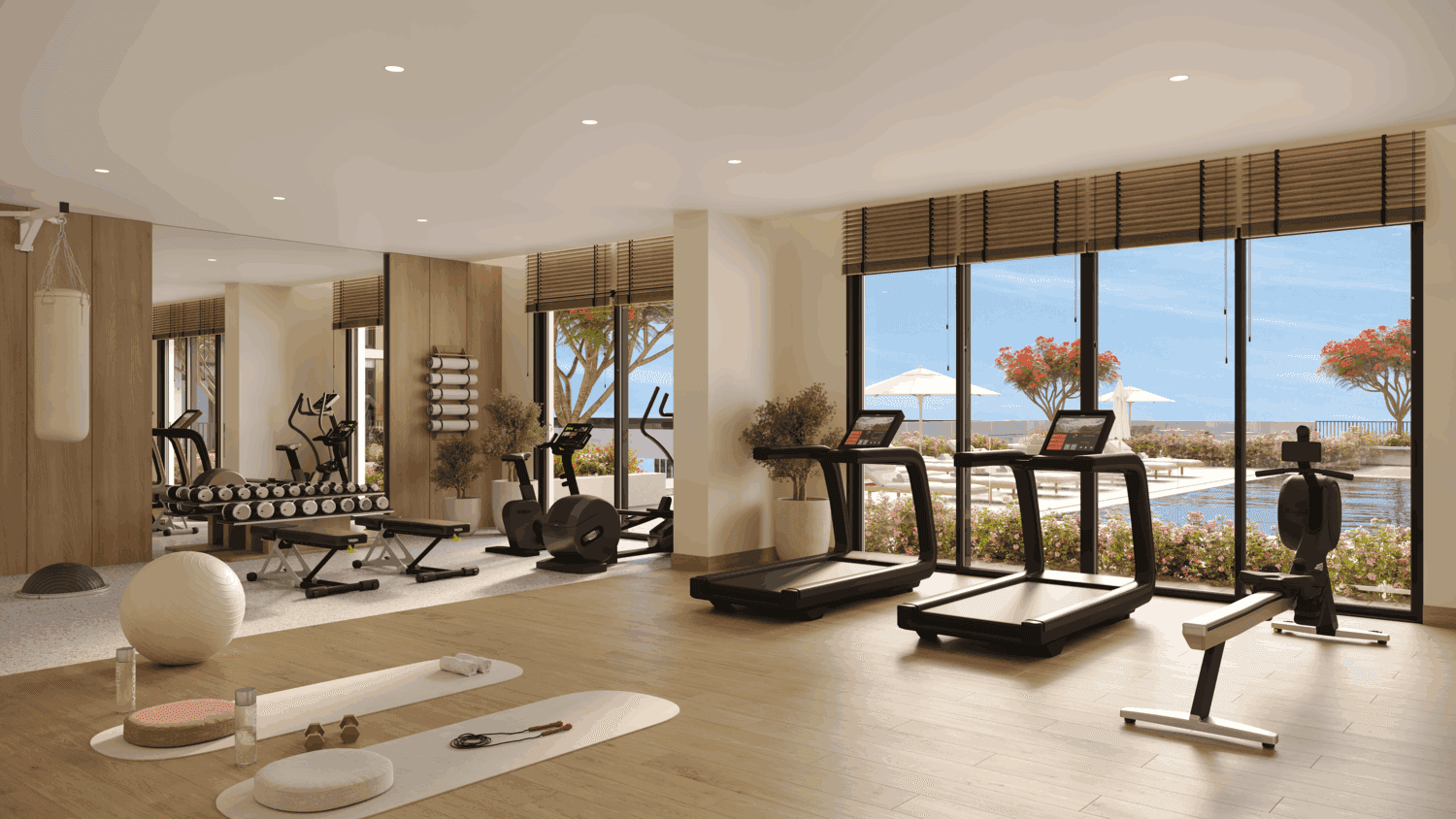 Lexington amenity Gym - Town Square, Dubai - by Nshama Group