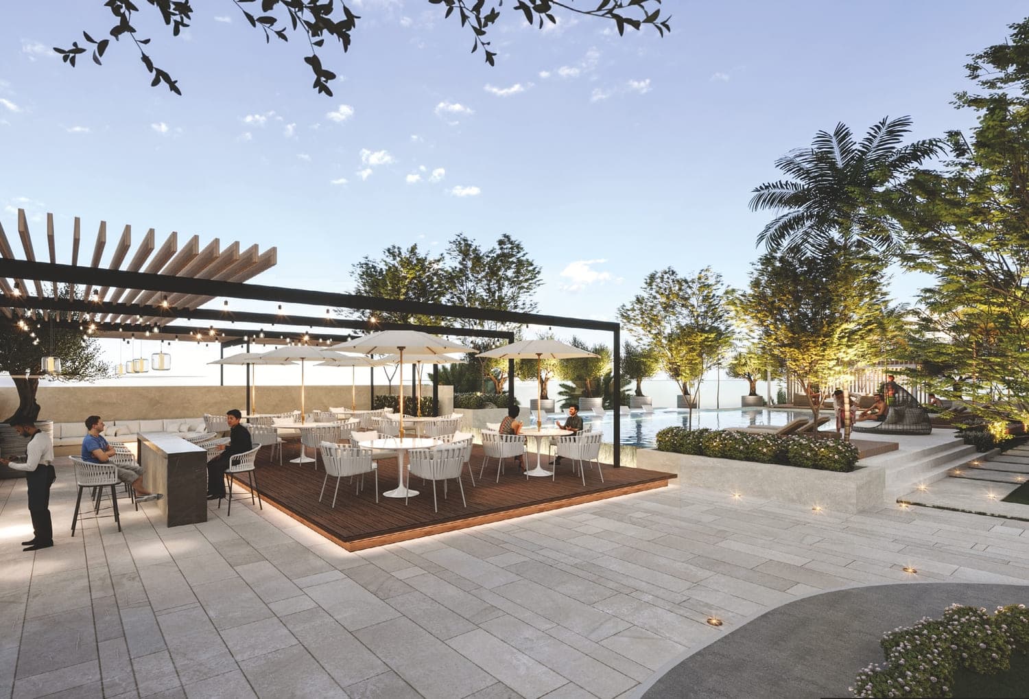 Lilium Tower amenity Sitting Area - JVT (Jumeirah Village Triangle), Dubai - by Tiger Group