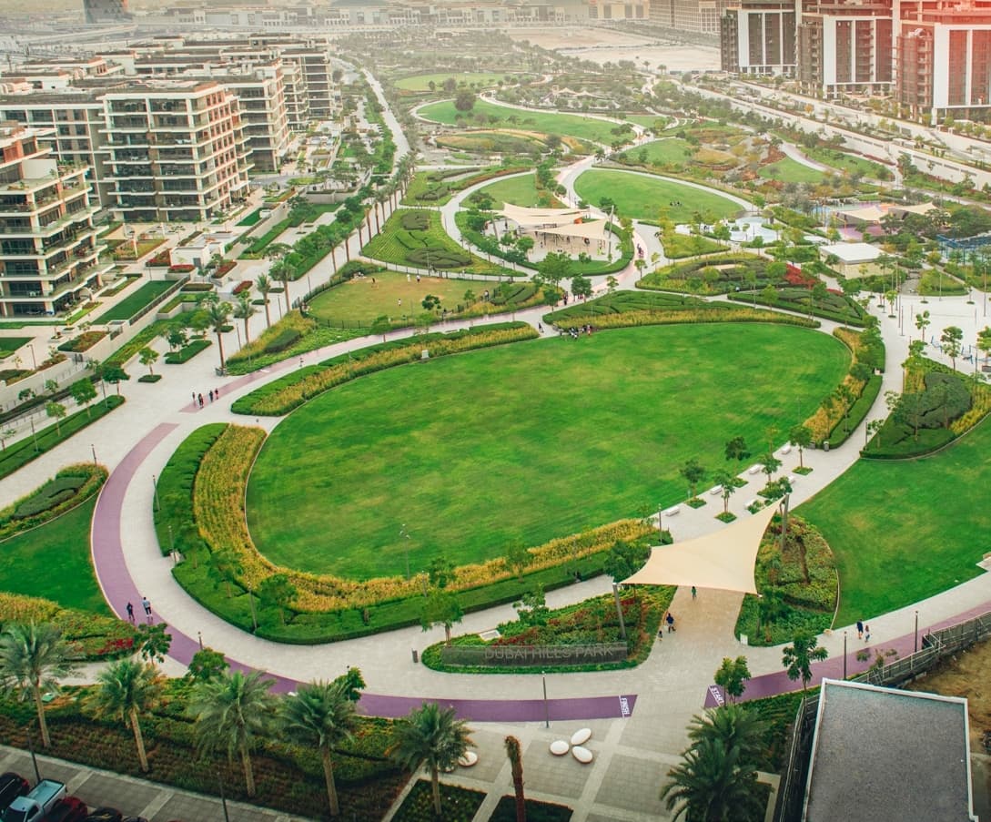 Lime Gardens amenity Direct Access To Dubai Hills Park in Dubai Hills, Dubai, by Emaar